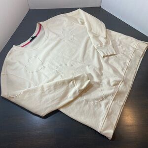 Jane and Delancey Cream Heart Sweatshirt